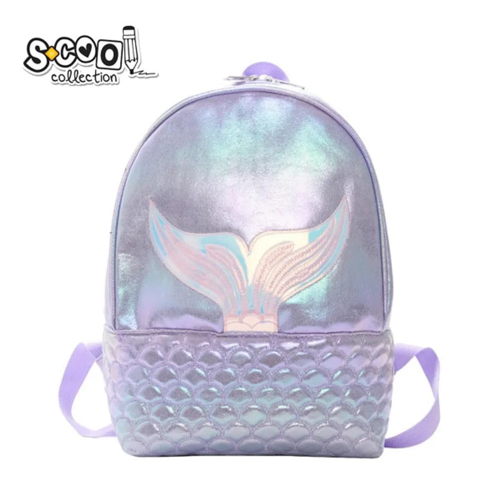 Ghiozdan gradinita Glitter, 25x32x11 cm, MERMAID - S-COOL