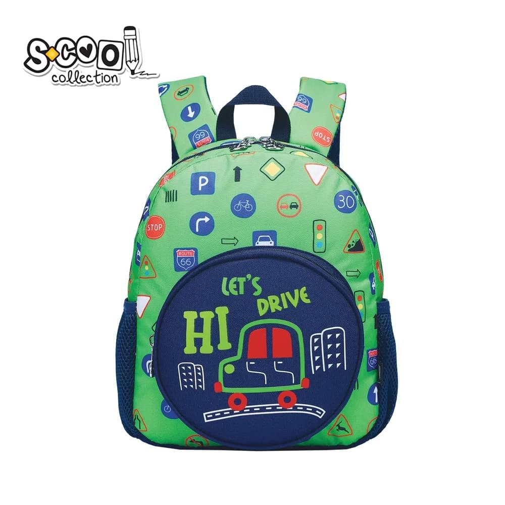 Ghiozdan gradinita, 33x27x15 cm, LET DRIVE - S-COOL
