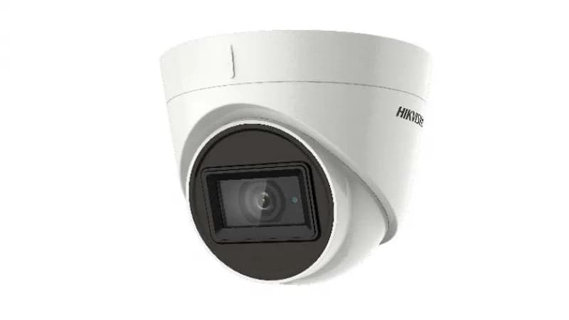 Camera supraveghere Hikvision Turbo HD turret DS-2CE78H8T-IT3F(2.8mm), 5MP, senzor: megapixel progressive scan CMOS, rezolutie: 2560 × 1944@ 20fps, iluminare: Color: 0.003 Lux@(F1.2, AGC ON), 0 Lux cu IR, lentila: 2.8mm, distanta IR: 60m, EXIR 2.0, smart IR, 130 dB true WDR/IR cut filter/AGC/AWB/3D