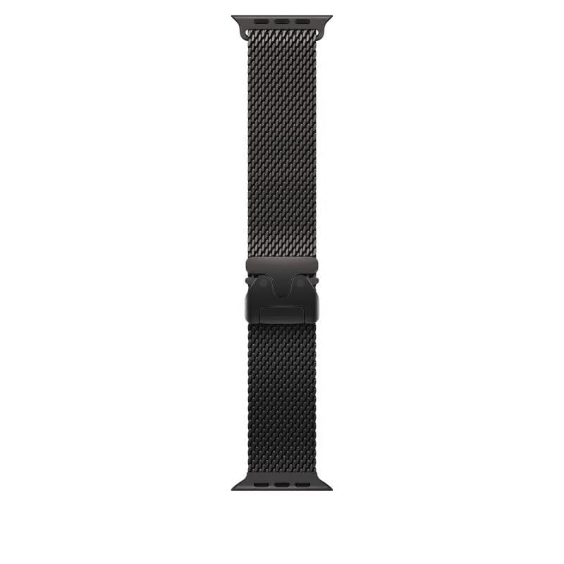 Curea pentru Apple Watch 49mm Black Titanium Milanese Loop - Large