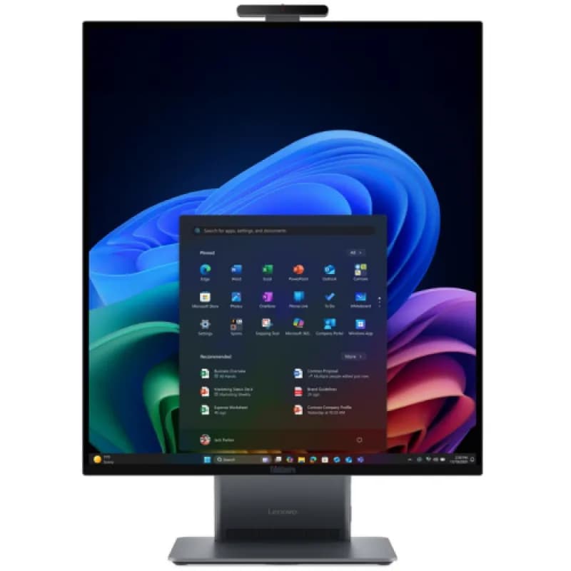 All-in-One Business Lenovo ThinkCentre X AIO cu procesor Intel Core Ultra 5 325 pana la 4.5 GHz, 27 inch, QHD, 16 GB, Intel Integrated Graphics, Windows 11 Pro, Grey