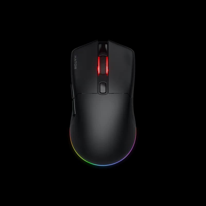 Mouse Gaming Wireless HATOR Pulsar 3 Wireless, 12000 dpi, negru
