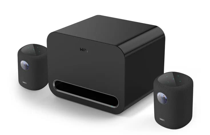Pachet sonorizare wireless cu 2x WiiM Sound si WiiM SUB PRO, negru - TG26