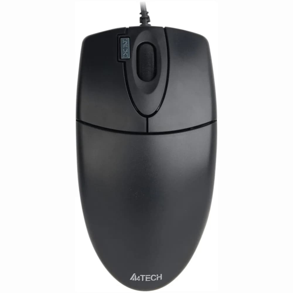 MOUSE A4tech, PC sau NB, cu fir, USB, optic, 1000 dpi, butoane/scroll 4/1, negru, "OP-620D-U1"