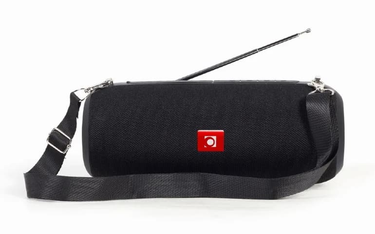 BOXE GEMBIRD portabile bluetooth, RMS: 10W (5W x 2), baterie 1200mAh, microSD, USB, FM-radio, antena, BT v5.1, 230x95x95mm, 521 grame, black, "SPK-BT-17"