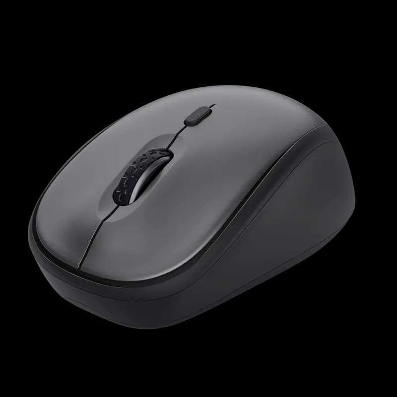 Mouse Wireless Trust Yvi+ Silent Wireless, 1600 dpi, negru