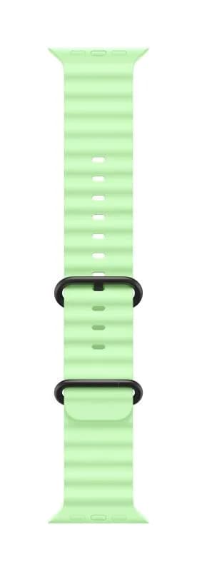 Curea pentru Apple Watch 49mm Neon Green Ocean Band - Black Titanium Finish