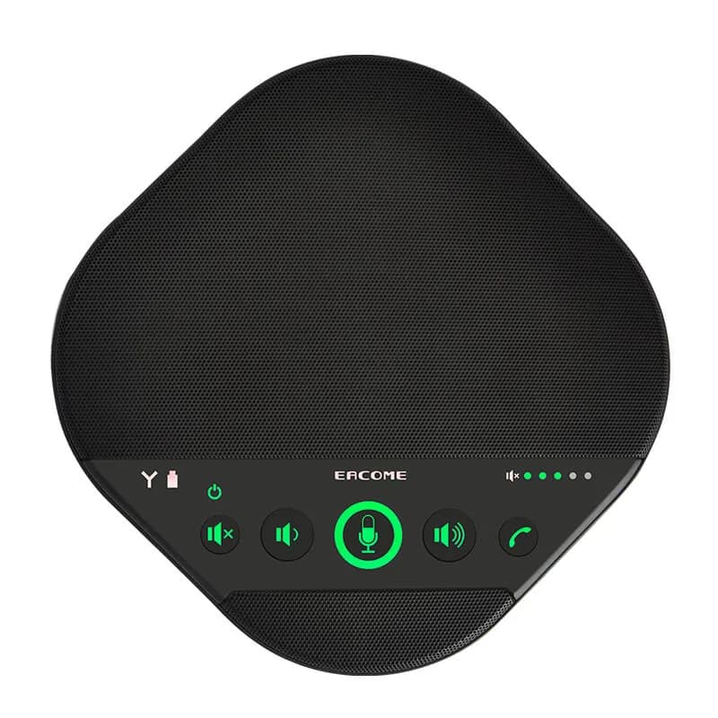 Speakerphone omnidirectional Eacome SV16B, 8 microfoane de inalta fidelitate + distanta maxima captare voce 5m, USB, Blu