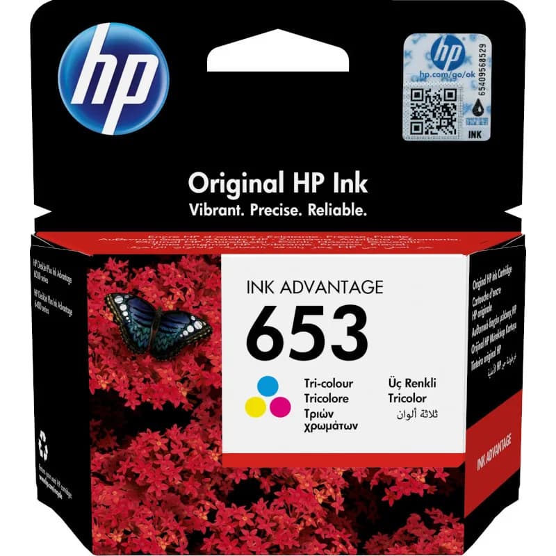 Cartus Cerneala Original HP Color, nr.653, pentru DJ 6075|6475 AIO, "3YM74AE"