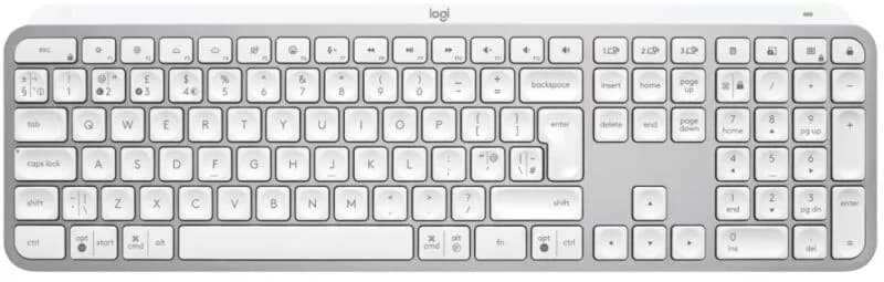 LOGITECH MX Keys S - PALE GREY - (US) INTL - BT - N/A - INTNL-973 "920-011588"