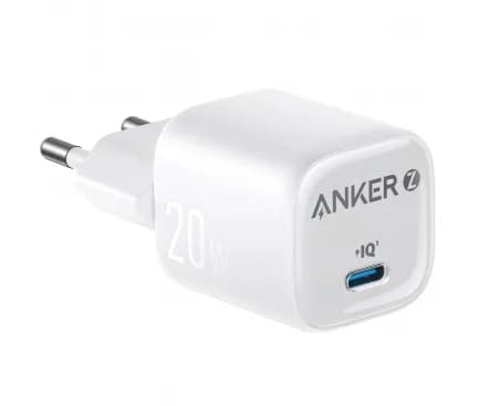 Alimentator retea Anker, Zolo, 20W, fast charge, 1 x USB-C, alb, "A2699G21" - 0194644297459