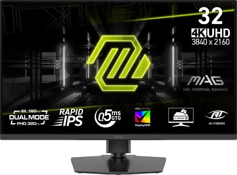 Monitor Consumer MSI MAG 322URDF E16, 31.5", 3840 x 2160 pixeli, Black
