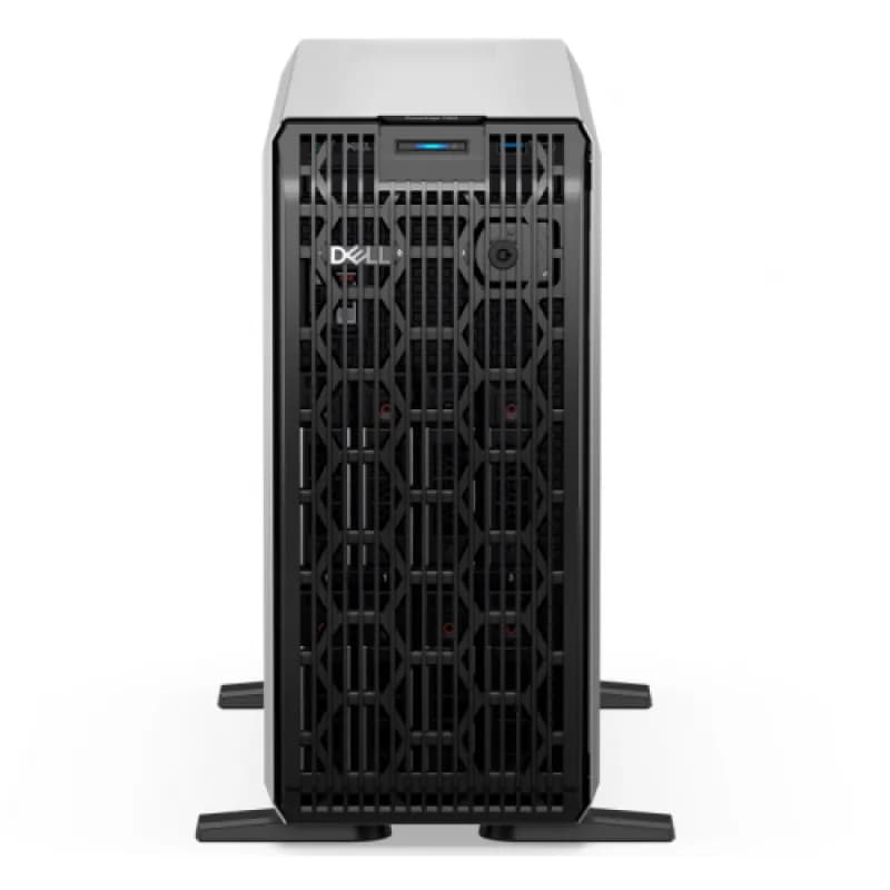 PowerEdge T360 Tower Server Intel Xeon 6 Performance 6315P 2.8G, 4C/4T, 12M Cache, Turbo, (55W) DDR5-4800, 16GB UDIMM, 5600MT/s ECC, 2TB 7.2K RPM SATA 6Gbps 512n 3.5in Hot-plug Hard Drive, 3.5 Chassis with up to 4 Hot Plug Hard Drives, PERC H355 Controller Front, iDRAC9, Enterprise 16G, No Operating