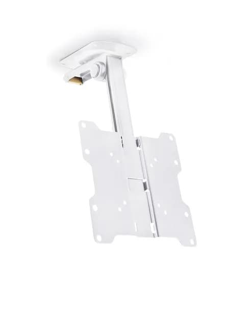 Suport TV tavan Multibrackets MB-0346, Flip 90 grade, diagonala 15''-37''(32-93cm), max. 20kg, pivotare +/- 45°, alb