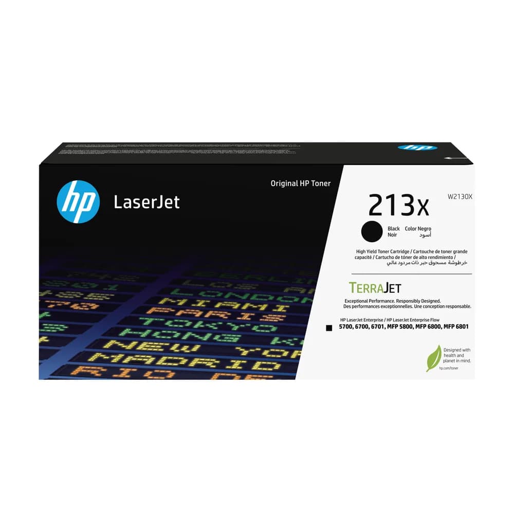 Toner Original HP Black, nr.213X, pentru Color LJ 5700|5800|6700|6800, 6K, incl.TV 1.2 RON, "W2130X"