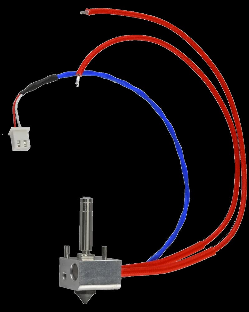 Hotend Flashforge Creator 3 Pro Left Assembly – Hardened Steel – 0,4 mm