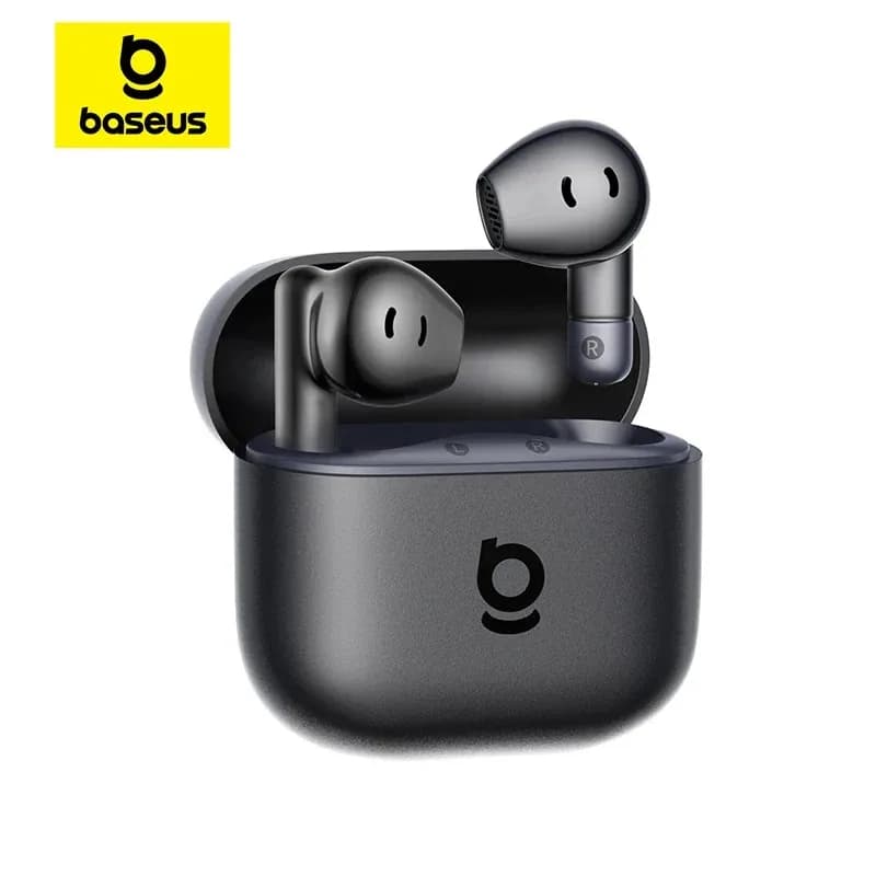 CASTI Baseus Bowie Bass BS2 LiteTrue Wireless, on ear, pt smartphone, microfon pe casca, conectare prin Bluetooth 6.0, negru "A0010A02" - 6942521200436