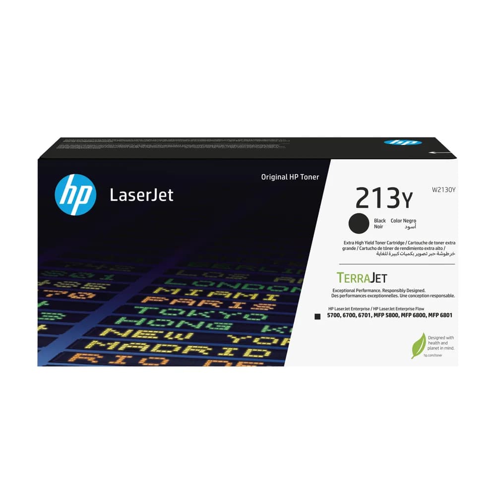 Toner Original HP Black, nr.213Y, pentru Color LJ 5700|5800|6700|6800, 18K, incl.TV 1.2 RON, "W2130Y"