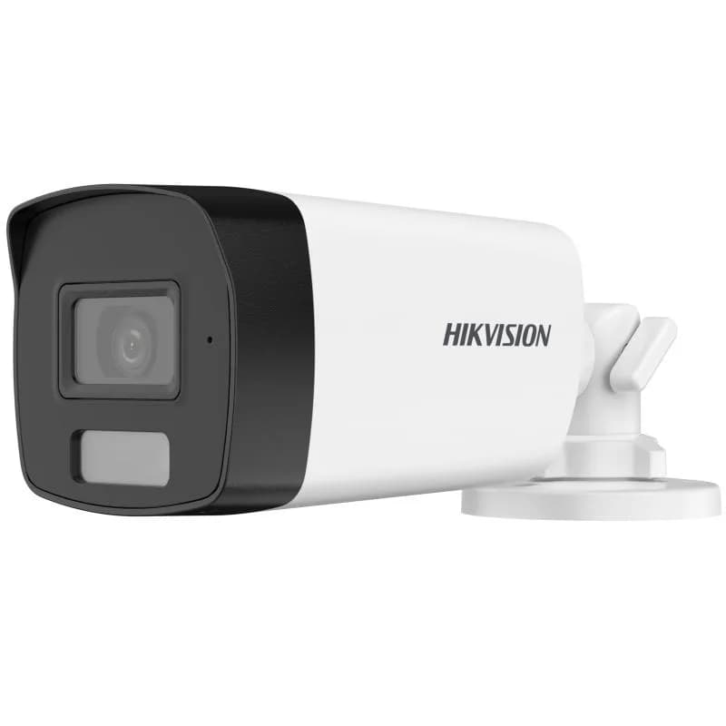 Camera de supraveghere Bullet 4K Hikvision DS-2CE17U0T-LF(2.8MM), lentila fixa 2.8mm, iluminare min: 0.01 Lux @ (F1.6, AGC ON), 0 Lux cu lumina alba: 40m, IR 40m, iesire TVI, alimentare: 12 VDC ± 25%, 0.52 A, max. 6.3 W, protectie: IP67, dimensiuni: 216.6 mm × 78.9 mm × 75.4 mm, greutate: 340g