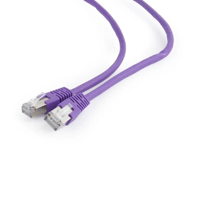 PATCH CORD FTP GEMBIRD Cat6, cupru-aluminiu, 5 m, violet, AWG26, ecranat "PP6-5M/V"