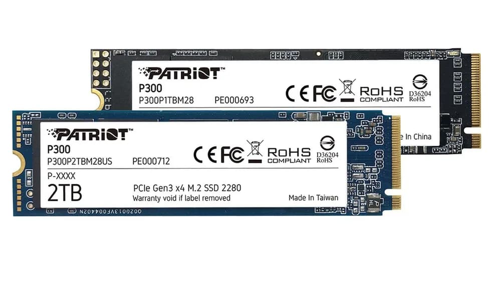 SSD intern Patriot P300, 1 TB, PCI Express 3.0 x4, NVMe, M.2