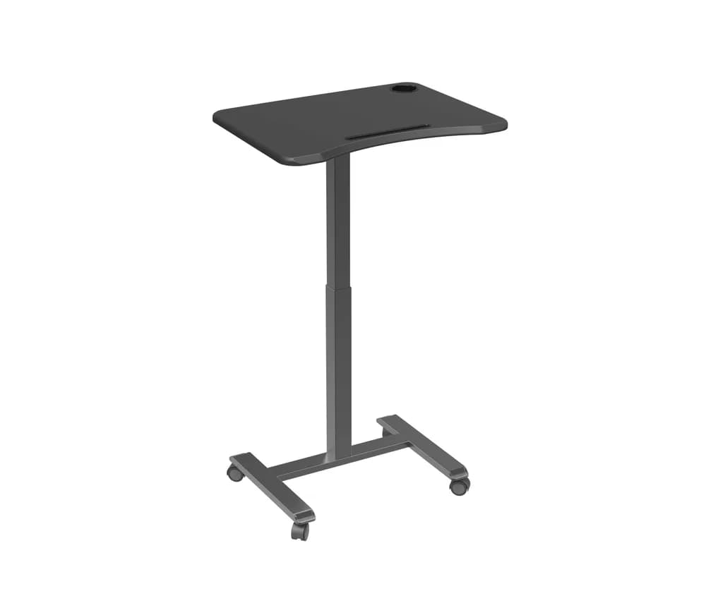 Masa videoproiector/laptop reglabil pe inaltime cu roti Blackmount BM-P311, suprafata de lucru 690x515mm, negru, max 8kg