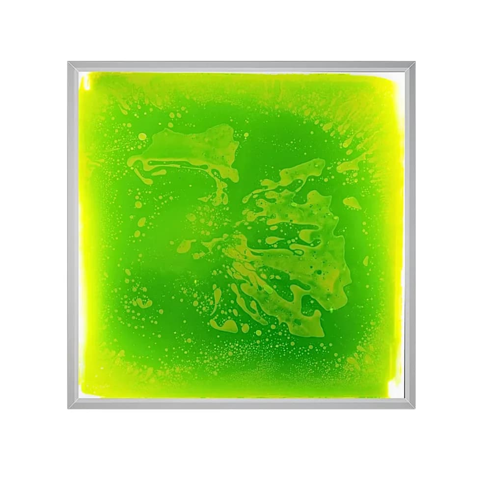 Dală de podea luminoasă cu gel, verde – Dimensiune nouă