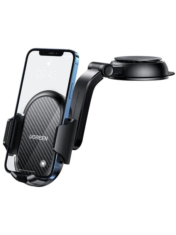 SUPORT AUTO Ugreen pt. SmartPhone, "LP405" fixare bord prin ventuza, negru "20473" - 6957303824731