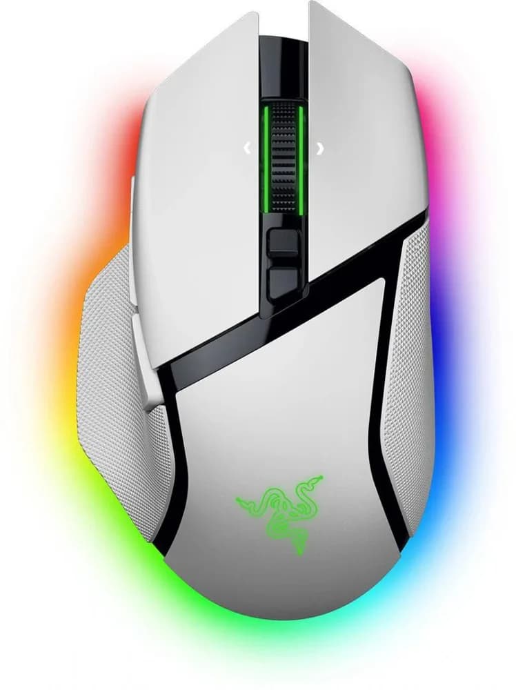 Mouse Gaming Wireless Razer Basilisk V3 Pro 35K, 35000 DPI, Alb