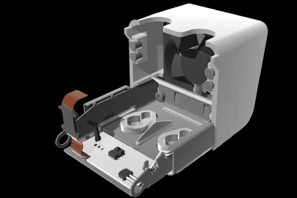Ventilator UltiMaker UlitMaker Print Head Front Bracket Assembly
