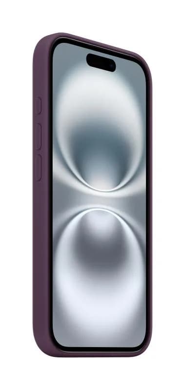 iPhone 16 Silicone Case with MagSafe - Plum