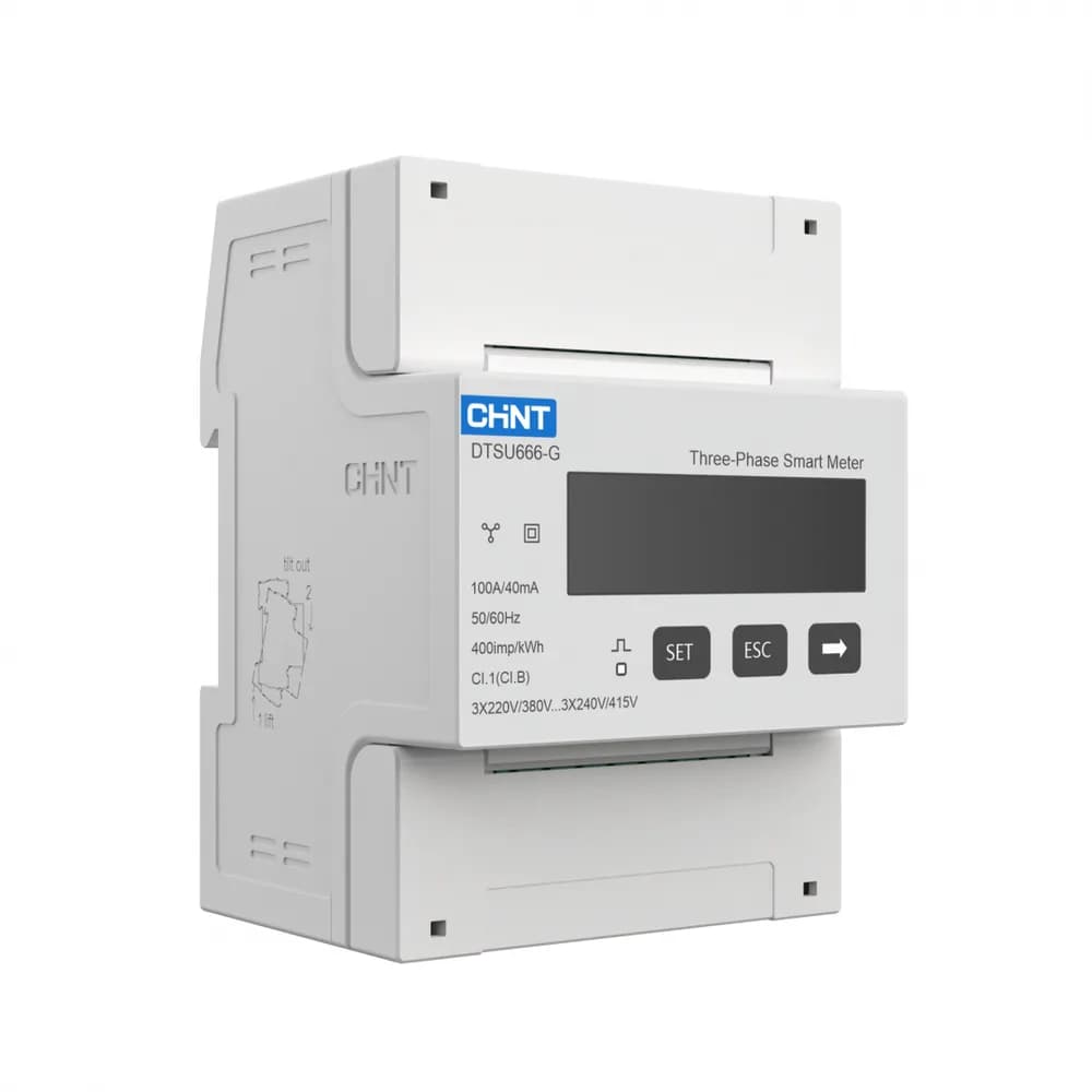Solplanet CHINT DTSU666, -25℃~+55℃ CHNT DTSU666 3*220/380V 100A/40mA 115200bps