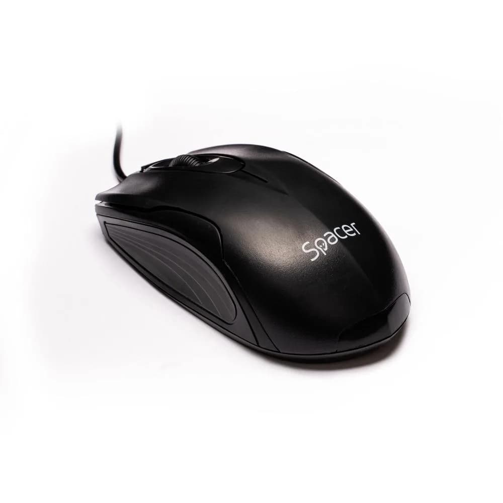 Mouse SPACER SPMO-M11, Sub 1000 dpi, Negru