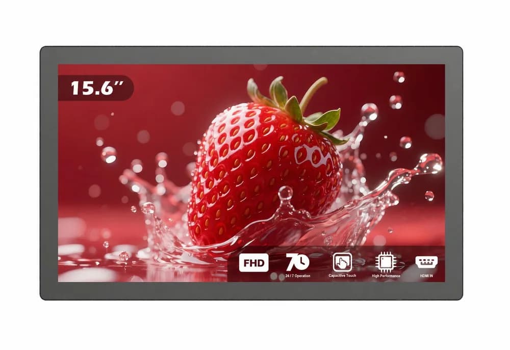 Display Touch EvoBoard 15,6″ – 1920 × 1080 Full HD, PCAP 10 puncte, HDMI IN, fără OS, 24/7, model TP-156B