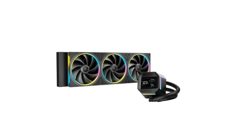 Cooler Procesor DeepCool LM360, Lichid, 12 cm, 3 ventilatoare, aRGB