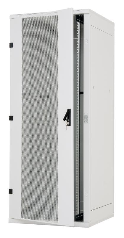 Rack de podea 19 Triton 42U 600x1000mm usa fata metal perforat panouri laterale/spate detasabile sectiuni pentru ventilatie activa,sectiuni acces cabluri sus/jos/spate IP20 gri
