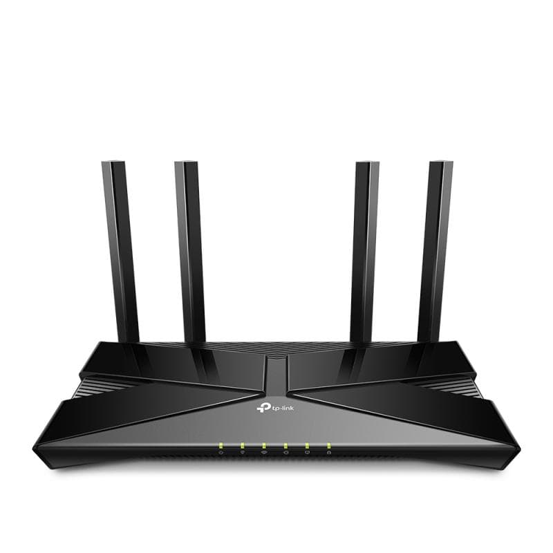 Router Wi-Fi 6 TP Link AX1800 Dual-Band, 4 antene externe, interfata 1 10/100/1000 Mbps RJ45 WAN Port, 4 10/100/1000 Mbps RJ45 LAN Ports, frecventa 2.4 GHz and 5 GHz, standarde wireless IEEE 802.11ax/ac/n/a 5 GHz, IEEE 802.11ax/n/g/b 2.4 GHz, compatbil EasyMesh