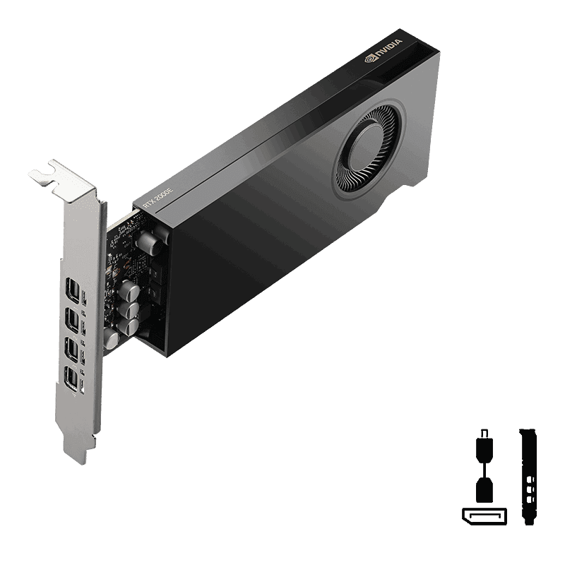 Placa video PNY GeForce RTX 2000 Ada, 16GB GDDR6, PCI Express 4.0, 128bit