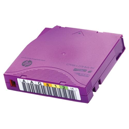 HPE LTO-6 Ultrium 6.25TB BaFe RW Non Custom Labeled Data Cartridges 20 Pack