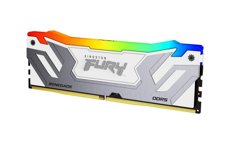 Memorie RAM Kingston FURY Renegade RGB White, 24 GB DDR5, 8400 MHz, CL40