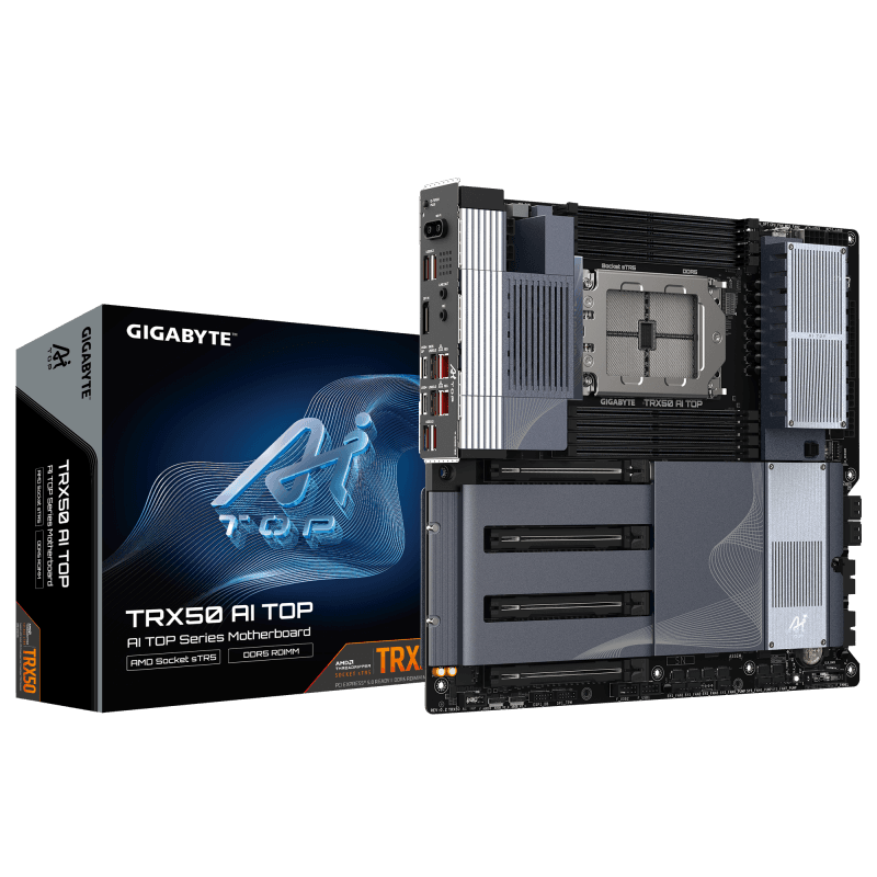 Placa de baza Gigabyte TRX50 AI TOP, Socket sTR5, DDR5, E-ATX