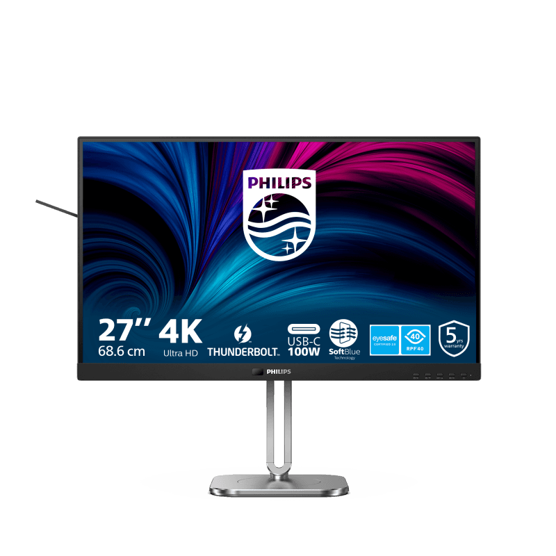 Monitor Consumer Philips 27B2U6903/00, 27", 3840 x 2160 pixeli, Anthracite