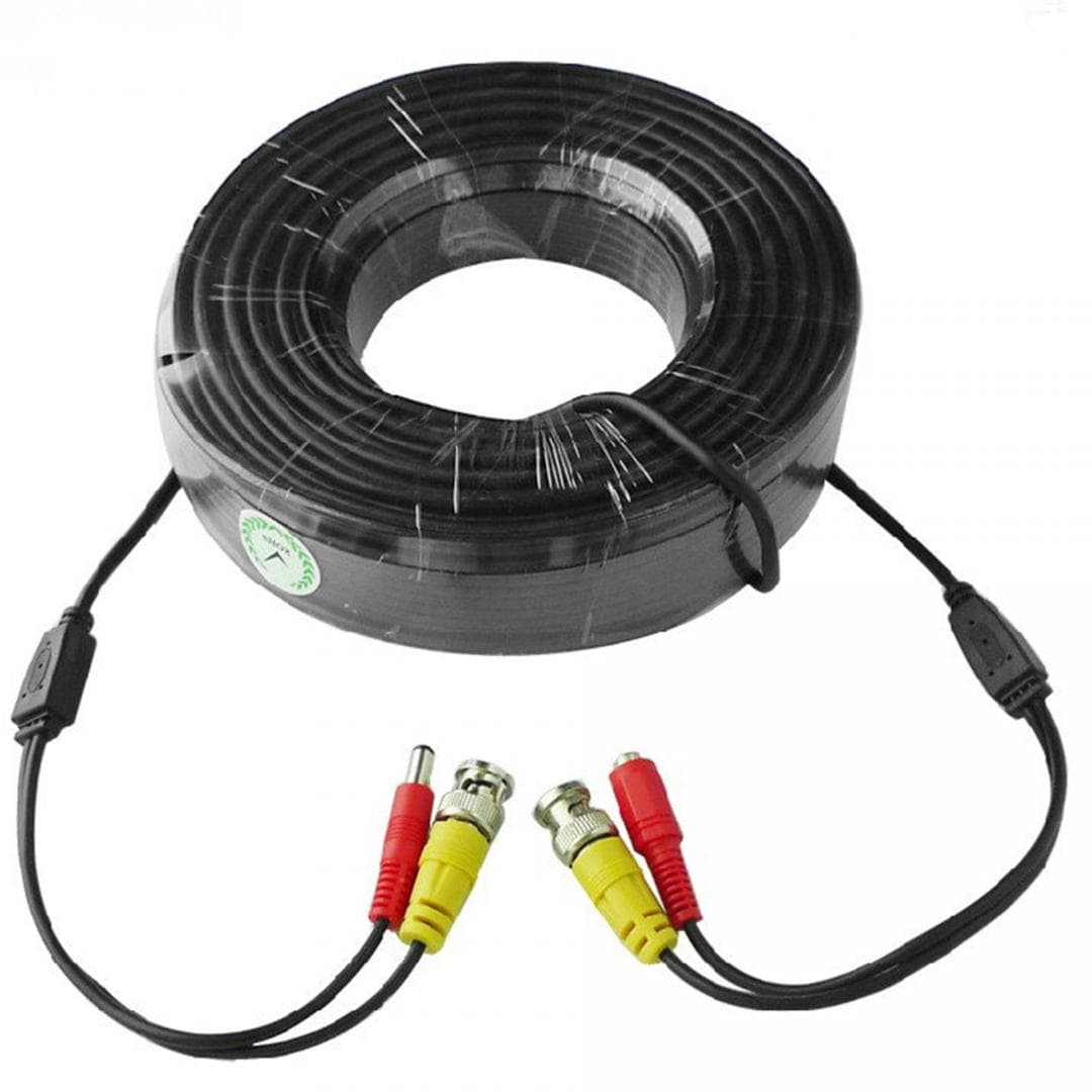 Cablu video si alimentare 15 metri LN-EC04-15M; conectori DC si BNC; Video Power: 26 AWG; Insulation: 1.3mm Colourless PE; Power Conductor: 21 AWG x 2C Red/Black ID: 1.35mmPVC; Outer Jacket: 4.4mm PVC Black