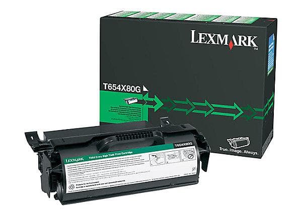 Toner Lexmark T654X80G, Black