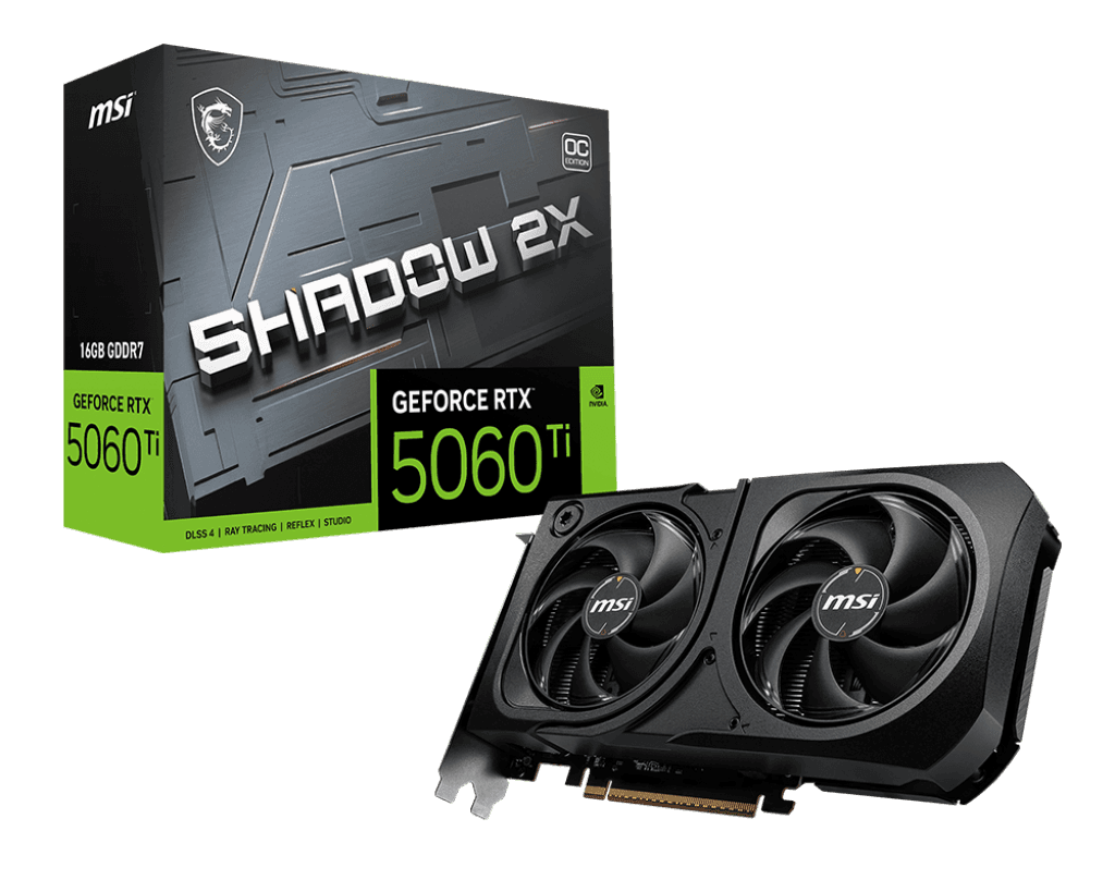 Placa video MSI GeForce RTX 5060 Ti, 16GB GDDR7, PCI Express 5.0, 128-bit