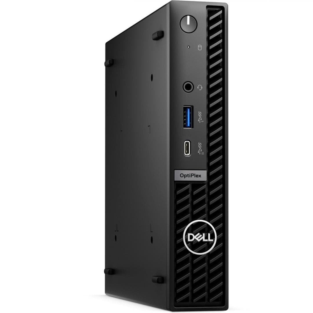 Desktop Business Dell OptiPlex 7020 MFF cu procesor Intel Core i3-14100T pana la 4.4 GHz, 8 GB DDR5, 256GB SSD, Intel UHD Graphics 730, Windows 11 Pro, Black