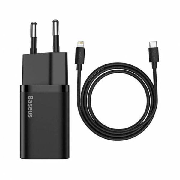Incarcator Retea Baseus Super Si, 20 W, 1 port, Negru