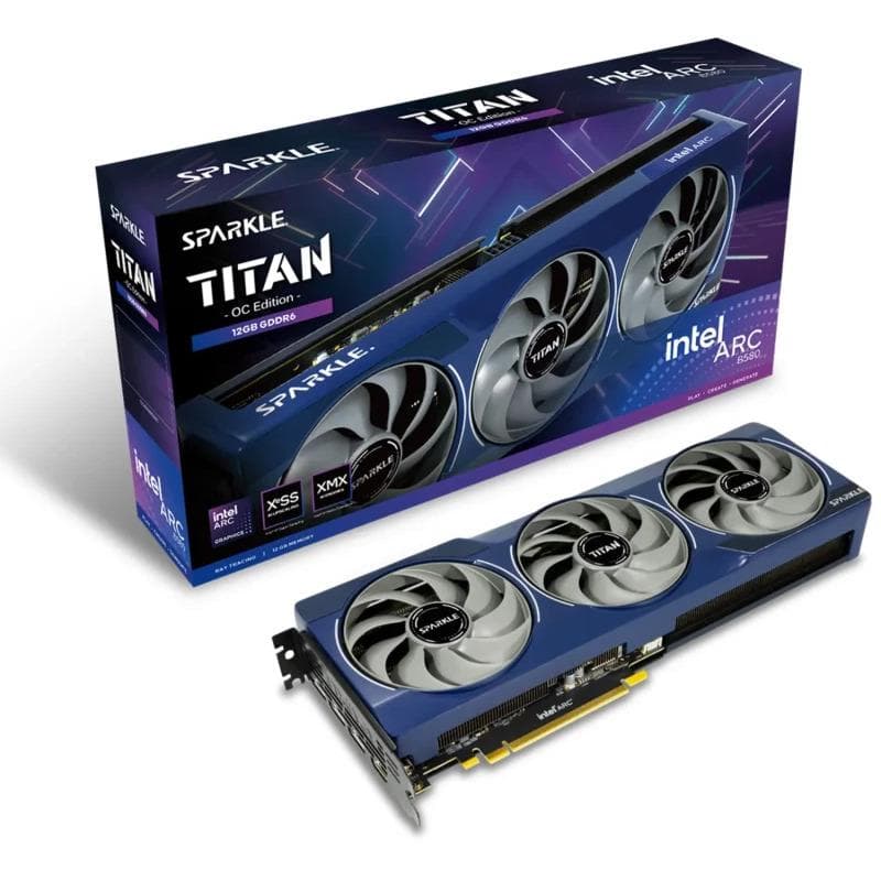 Placa video Sparkle Intel Arc B580 TITAN OC, 12GB GDDR6, PCI Express 4.0, 192-bit