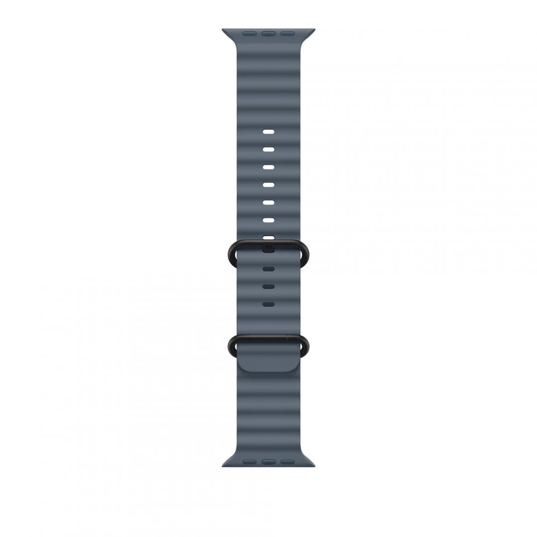 Curea pentru Apple Watch 49mm Anchor Blue Ocean Band Extension - Black TitaniumFinish