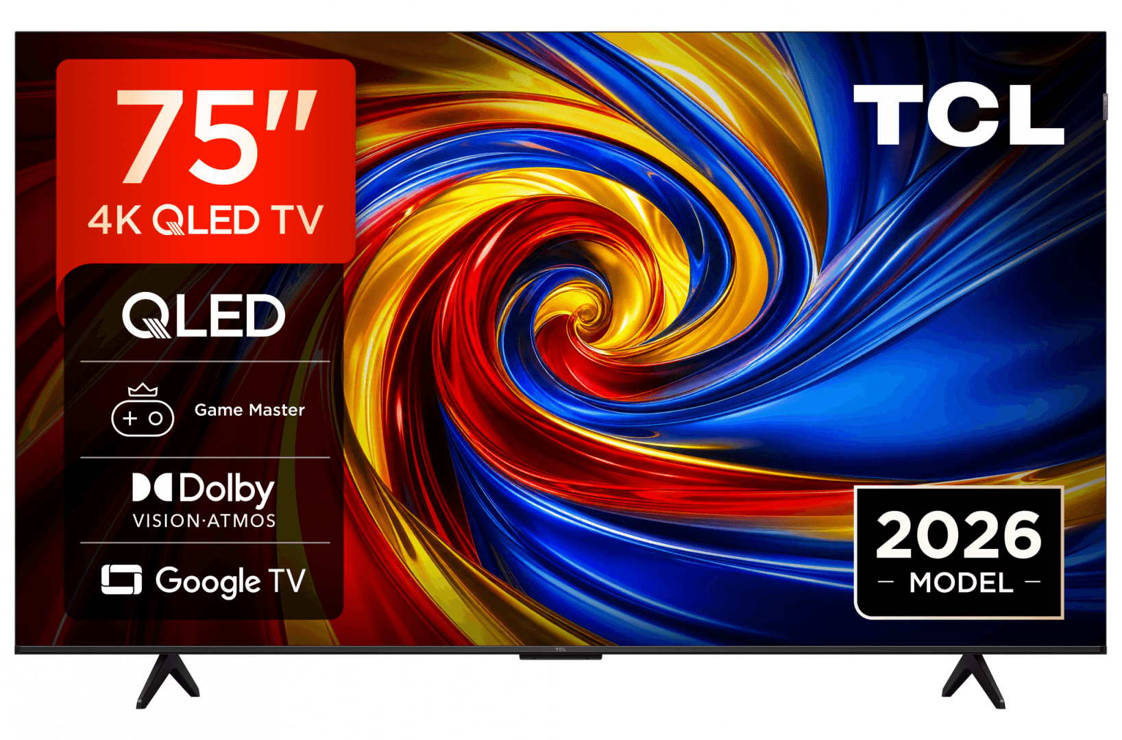 Televizor TCL QLED 75QLED780L, 189 cm, Smart Google TV, 4K (Model 2026)